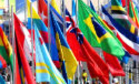 Foto: Acervo Fiocruz Bandeiras de vários países