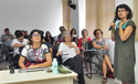 Legenda da foto: Iniciativa é fruto de uma parceria entre a Escola Nacional de Saúde Pública (Ensp/Fiocruz), o Instituto de Comunicação e Informação Científica e Tecnológica em Saúde (Icict//Fiocruz e a Associação Brasileira de Saúde Coletica (Abrasco) Participantes do evento no auditório