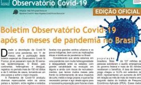 Observatório Covid-19: Informação para ação Capa do boletim