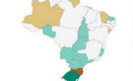 Imagem: InfoGripe Mapa do Brasil
