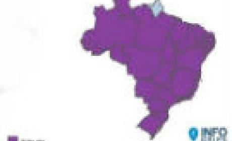 Imagem: InfoGripe Mapa do Brasil