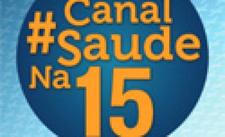 A 15º Conferência Nacional de Saúde acontece entre os dias 1 e 4 de dezembro em Brasília (Imagem: Canal Saúde) Logo especial do Canal Saúde sobre a 15º Conferência Nacional de Saúde