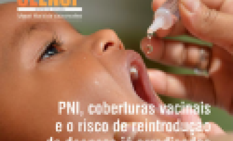 Imagem: Ensp Criança tomando vacina em gotas