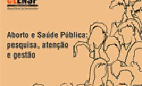 Imagem: Ensp Desenho da face de mulheres com a frase aborto e saúde pública: pesquisa, atenção e gestão