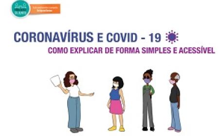 Desenho de quatro pessoas conversando