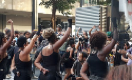 Foto: MSC Manifestação de repúdio ao assassinato da vereadora Marielle Franco e seu motorista Anderson Gomes.