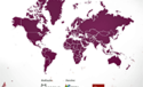 Imagem: Campus Virtual Fiocruz Mapa do mundo