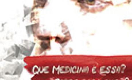 Ao todo, serão três mesas-redondas sobre o assunto no mês de junho (Imagem: Ensp) Imagem de divulgação do evento, com as perguntas "Que medicina é essa?'" e "Saúde para quem".