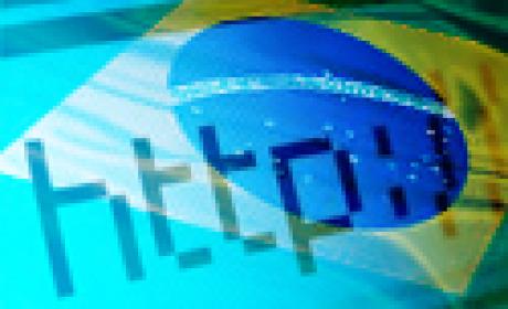 Arte: Bruno Sérgio de Oliveira Arte com bandeira do Brasil e o protocolo http, da Internet