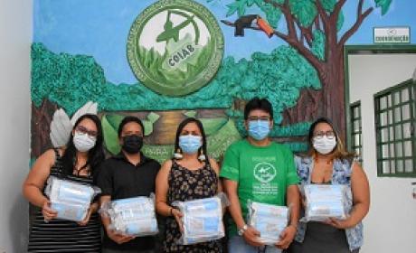 Foto: Fiocruz Amazônia Pessoas de máscara