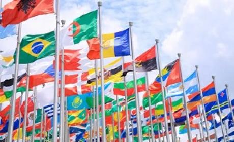 Bandeiras de centenas de países