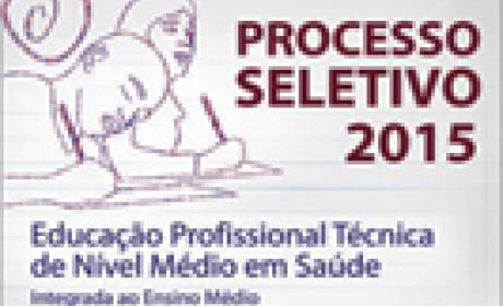 Com a realização da prova, EPSJV dá início ao processo seletivo de 2015 Banner de divulgação do processo seletivo