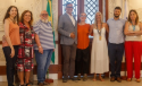 Representantes da Fiocruz e da Rede Pasteur reunidos 