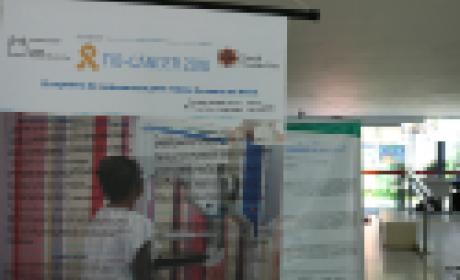 Foto: Kath Lousada/VPPCB imagens do foyer do auditório com os pôsteres expostos