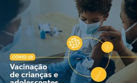 Imagem: Divulgação Menino tomando vacina contra Covid-19