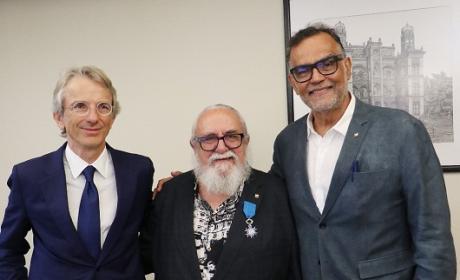 Emmanuel Lenain, Wilson Savino e Mario Moreira  