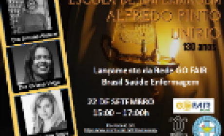 Seminário contará com as presenças de Viviane Veiga, coordenadora da Rede GO FAIR Brasil Saúde, Luana Sales, coordenadora geral do GO FAIR Brasil e Simone Alencar, coordenadora da sub-rede GO FAIR Brasil Saúde Enfermagem (Imagem: Icict) Lançamento da Rede GO FAIR Brasil Saúde Enfermagem
