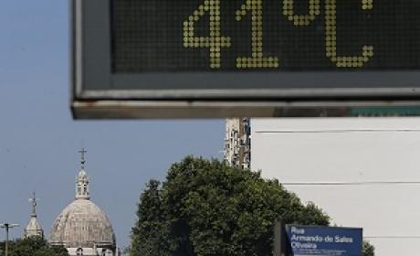 Termômetro em uma cidade marca 41ºC
