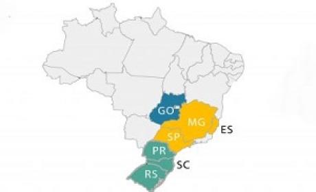 Imagem: Fiocruz Minas Mapa do Brasil
