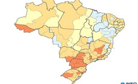 Imagem: InfoGripe Mapa do Brasil