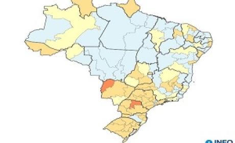 Imagem: InfoGripe Mapa do Brasil