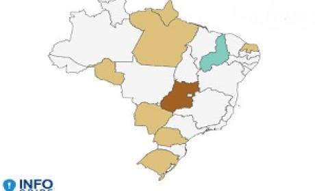 Imagem: InfoGripe Mapa do Brasil