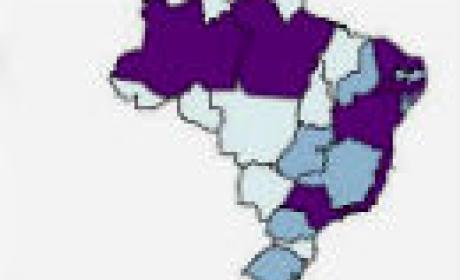 Imagem: InfoGripe Mapa do Brasil