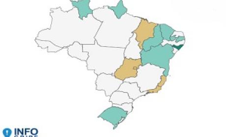 Imagem: InfoGripe Mapa do Brasil