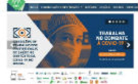 Imagem: Ensp Página incial do site do novo informe Ensp