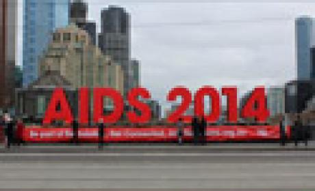 Discussões foram promovidas durante a 20a Conferência Mundial de Aids Imagem de arte visual utilizada na entrada da Conferência Mundial