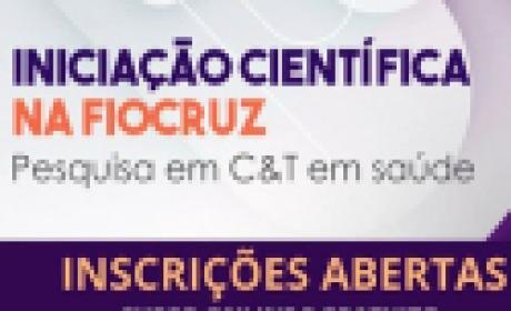 Imagem: Campus Virtual Fiocruz Iniciação científica na Fiocruz