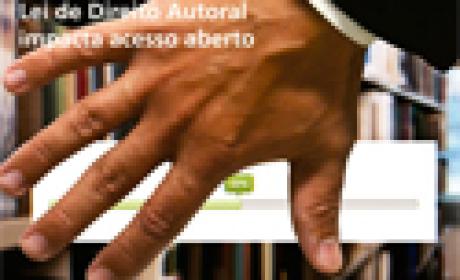 Edição apresenta uma breve trajetória da proposta de reformulação da lei vigente, encaminhada pelo Ministério da Cultura (Imagem: Vera Lucia Fernandes de Pinho) Foto de uma mão bloqueando o acesso livros