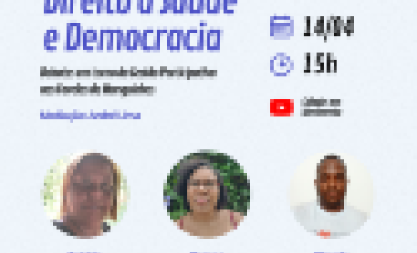 Imagem: Cooperação Social da Presidência da Fiocruz Direito à Saúde e democracia