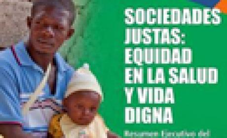 Imagem: Opas Sociedades justas: equidad en la salud y vida digna