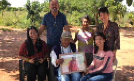 Estudiosos indígenas e pesquisadores da Fiocruz Pernambuco, da Escola Nacional de Saúde Pública e da Universidade Federal de Pernambuco integram o projeto (Foto: Fiocruz Pernambuco) Pesquisadores com membros da etnia Guarani e Kaiowá