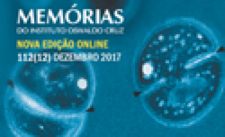 Imagem: IOC Bactérias na capa da revista Memórias