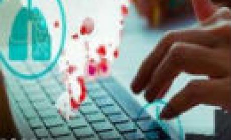 Imagem: Icict Pessoa escrevendo no teclado