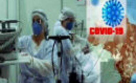 Dados podem ser acessados no sistema Monitora Covid-19 (Imagem: Icict) Médicos em um hospital
