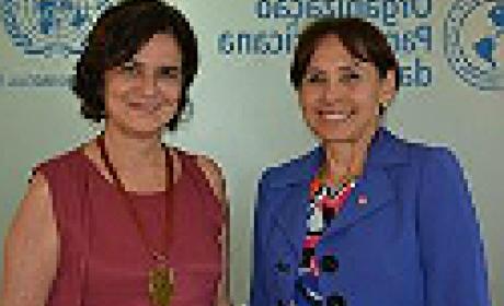Foto: Opas/OMS Foto de Nísia Trindade e Socorro Gross