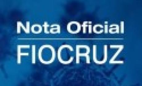 Titulo: Nota Oficial Fiocruz sobre imagem alusiva ao coronavírus