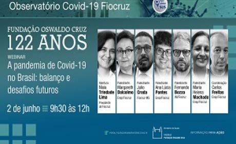 Atividade faz parte das comemorações pelos 122 anos da Fiocruz (Imagem: Divulgação) Convite mostra o rosto dos participantes lado a lado