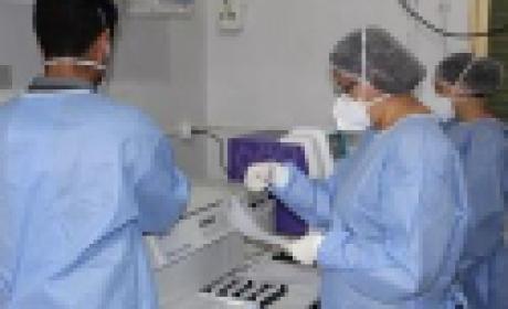 Foto: Fiocruz Rondônia Pesquisadores analisando amostras