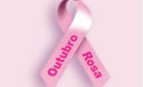 Laço rosa, símbolo da campanha de combate ao câncer de mama