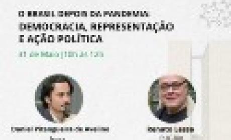 Imagem: divulgação O Brasil depois da pandemia: Democracia, Representação e Ação Política