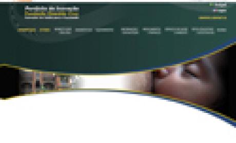 Reprodução da tela do novo site do Portifólio de Inovação