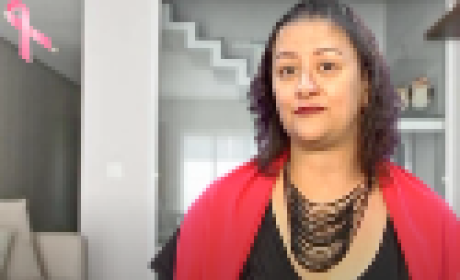 Imagem: divulgação Rosto de uma mulher entrevistada no filme Câncer de mama
