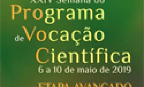 Semana do Programa de Vocação Científica