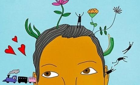 Imagem: Ensp Desenho do rosto de uma mulher com flores na cabeça