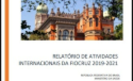 Imagem: divulgação Capa do relatório mostra o topo da torre do Castelo Fiocruz