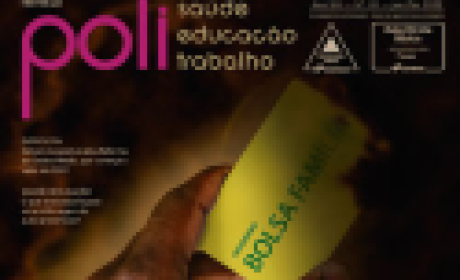 Imagem: EPSJV Cartão do bolsa família ilustra a capa da revista Poli